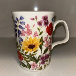 Roy Kirkham Fine Bone China "Floret" Mug, made in England